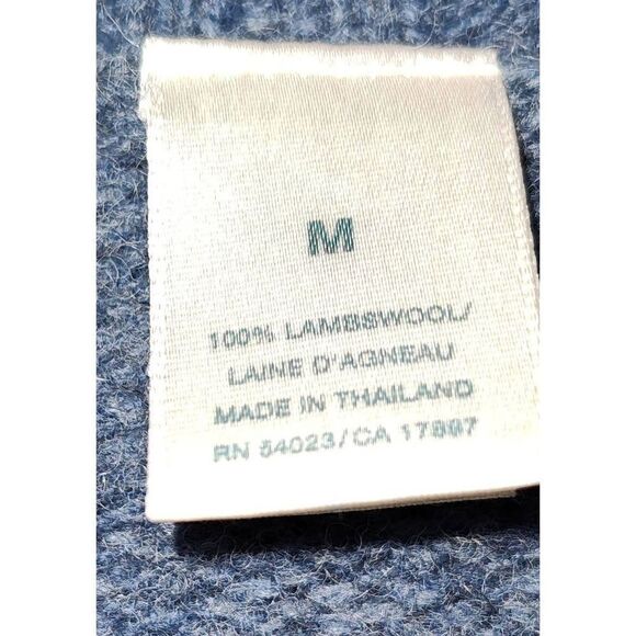 OLD NAVY 100% Lambswool blue sweater. Ladies medium. - Picture 4 of 6